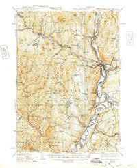 Woodsville Vermont Historical topographic map, 1:62500 scale, 15 X 15 Minute, Year 1941