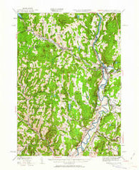 Woodsville Vermont Historical topographic map, 1:62500 scale, 15 X 15 Minute, Year 1935