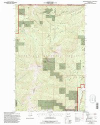 Abercrombie Mtn Washington Historical topographic map, 1:24000 scale, 7.5 X 7.5 Minute, Year 1992