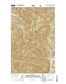 Abercrombie Mountain Washington Current topographic map, 1:24000 scale, 7.5 X 7.5 Minute, Year 2014