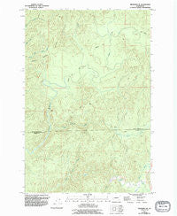 Aberdeen SE Washington Historical topographic map, 1:24000 scale, 7.5 X 7.5 Minute, Year 1955
