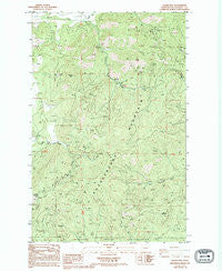 Adams Mtn Washington Historical topographic map, 1:24000 scale, 7.5 X 7.5 Minute, Year 1985