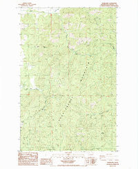 Adams Mtn Washington Historical topographic map, 1:24000 scale, 7.5 X 7.5 Minute, Year 1985