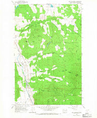 Addy Mountain Washington Historical topographic map, 1:24000 scale, 7.5 X 7.5 Minute, Year 1965