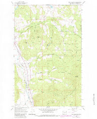 Addy Mountain Washington Historical topographic map, 1:24000 scale, 7.5 X 7.5 Minute, Year 1965