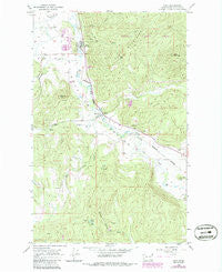 Addy Washington Historical topographic map, 1:24000 scale, 7.5 X 7.5 Minute, Year 1965