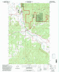 Addy Washington Historical topographic map, 1:24000 scale, 7.5 X 7.5 Minute, Year 1992