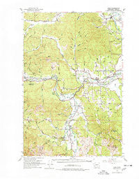 Adna Washington Historical topographic map, 1:62500 scale, 15 X 15 Minute, Year 1953
