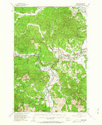 Adna Washington Historical topographic map, 1:62500 scale, 15 X 15 Minute, Year 1953