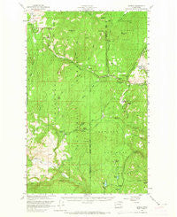 Aeneas Washington Historical topographic map, 1:62500 scale, 15 X 15 Minute, Year 1958