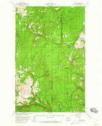 Aeneas Washington Historical topographic map, 1:62500 scale, 15 X 15 Minute, Year 1958