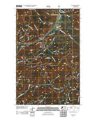 Aladdin Washington Historical topographic map, 1:24000 scale, 7.5 X 7.5 Minute, Year 2011