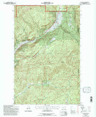 Aladdin Washington Historical topographic map, 1:24000 scale, 7.5 X 7.5 Minute, Year 1992
