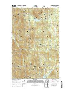Aladdin Mountain Washington Current topographic map, 1:24000 scale, 7.5 X 7.5 Minute, Year 2014