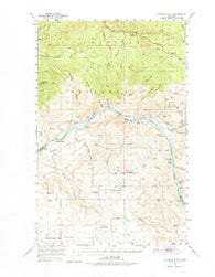 Alameda Flat Washington Historical topographic map, 1:62500 scale, 15 X 15 Minute, Year 1950