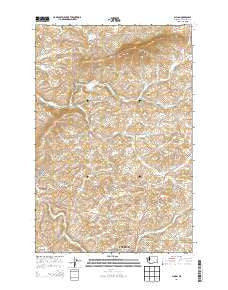 Albion Washington Current topographic map, 1:24000 scale, 7.5 X 7.5 Minute, Year 2014