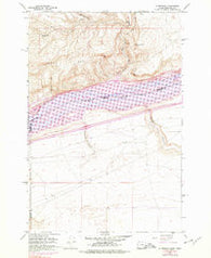 Alderdale Washington Historical topographic map, 1:24000 scale, 7.5 X 7.5 Minute, Year 1962