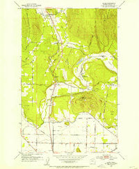 Alger Washington Historical topographic map, 1:24000 scale, 7.5 X 7.5 Minute, Year 1952