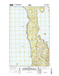 Allens Bay Washington Current topographic map, 1:24000 scale, 7.5 X 7.5 Minute, Year 2014