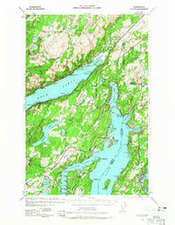 Allyn Washington Historical topographic map, 1:62500 scale, 15 X 15 Minute, Year 1938