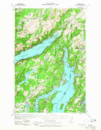 Allyn Washington Historical topographic map, 1:62500 scale, 15 X 15 Minute, Year 1938