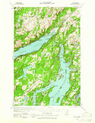 Allyn Washington Historical topographic map, 1:62500 scale, 15 X 15 Minute, Year 1938