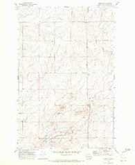 Almira SE Washington Historical topographic map, 1:24000 scale, 7.5 X 7.5 Minute, Year 1969