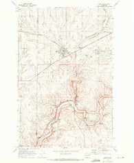 Almira Washington Historical topographic map, 1:24000 scale, 7.5 X 7.5 Minute, Year 1969