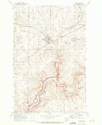 Almira Washington Historical topographic map, 1:24000 scale, 7.5 X 7.5 Minute, Year 1969