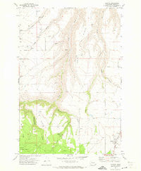 Anatone Washington Historical topographic map, 1:24000 scale, 7.5 X 7.5 Minute, Year 1971