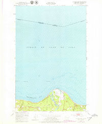Angeles Point Washington Historical topographic map, 1:24000 scale, 7.5 X 7.5 Minute, Year 1950