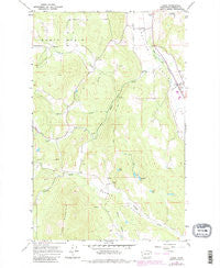Arden Washington Historical topographic map, 1:24000 scale, 7.5 X 7.5 Minute, Year 1965
