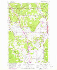 Arlington West Washington Historical topographic map, 1:24000 scale, 7.5 X 7.5 Minute, Year 1956
