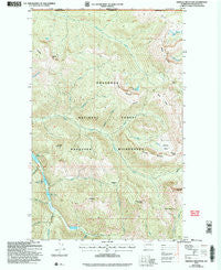 Ashnola Mountain Washington Historical topographic map, 1:24000 scale, 7.5 X 7.5 Minute, Year 2002