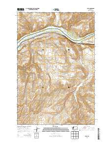 Ayer Washington Current topographic map, 1:24000 scale, 7.5 X 7.5 Minute, Year 2013