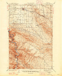 Badger Pocket Washington Historical topographic map, 1:62500 scale, 15 X 15 Minute, Year 1943