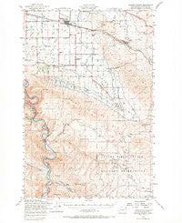 Badger Pocket Washington Historical topographic map, 1:62500 scale, 15 X 15 Minute, Year 1953