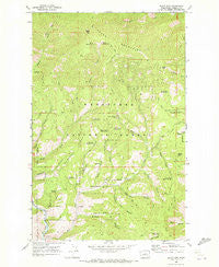 Baldy Mtn Washington Historical topographic map, 1:24000 scale, 7.5 X 7.5 Minute, Year 1968