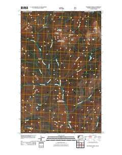 Bauerman Ridge Washington Historical topographic map, 1:24000 scale, 7.5 X 7.5 Minute, Year 2011