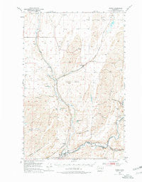 Benge Washington Historical topographic map, 1:62500 scale, 15 X 15 Minute, Year 1950