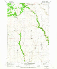 Bickleton Washington Historical topographic map, 1:24000 scale, 7.5 X 7.5 Minute, Year 1965