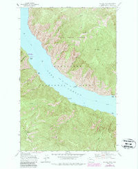 Big Goat Mtn Washington Historical topographic map, 1:24000 scale, 7.5 X 7.5 Minute, Year 1968