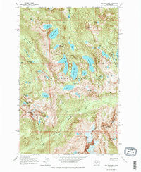 Big Snow Mtn Washington Historical topographic map, 1:24000 scale, 7.5 X 7.5 Minute, Year 1965