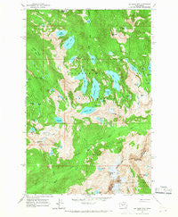 Big Snow Mtn Washington Historical topographic map, 1:24000 scale, 7.5 X 7.5 Minute, Year 1965