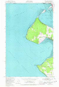 Birch Point Washington Historical topographic map, 1:24000 scale, 7.5 X 7.5 Minute, Year 1952