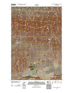 Black Rock Spring Washington Historical topographic map, 1:24000 scale, 7.5 X 7.5 Minute, Year 2011
