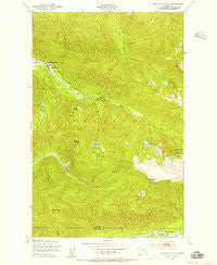 Bogachiel Peak Washington Historical topographic map, 1:24000 scale, 7.5 X 7.5 Minute, Year 1950