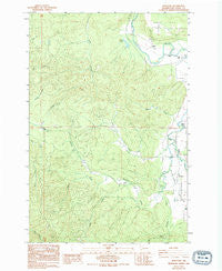 Boistfort Washington Historical topographic map, 1:24000 scale, 7.5 X 7.5 Minute, Year 1986