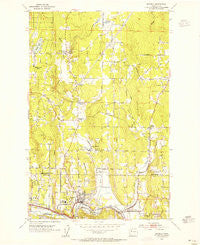 Bothell Washington Historical topographic map, 1:24000 scale, 7.5 X 7.5 Minute, Year 1953