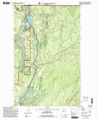 Boundary Dam Washington Historical topographic map, 1:24000 scale, 7.5 X 7.5 Minute, Year 1992